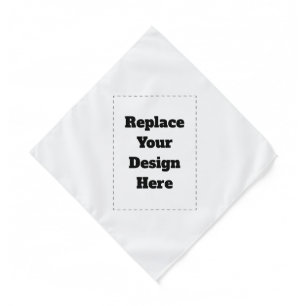 Create Your Own white  Bandana