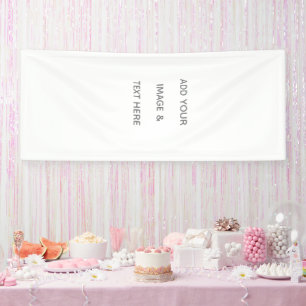 Create Your Own white  Banner