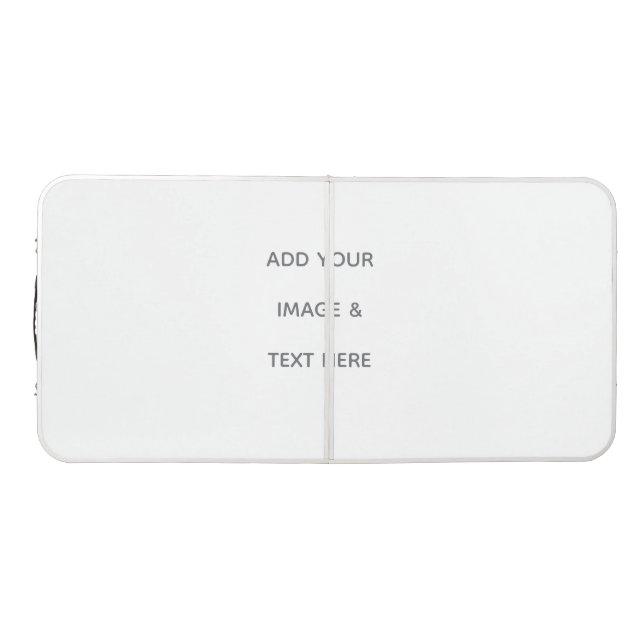 Create Your Own white  Beer Pong Table (Top)