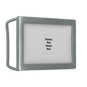 Create Your Own white Belt Buckle