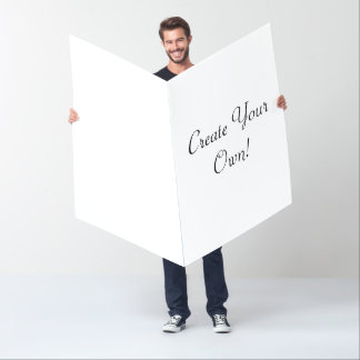 Create Your Own White Biggest Card