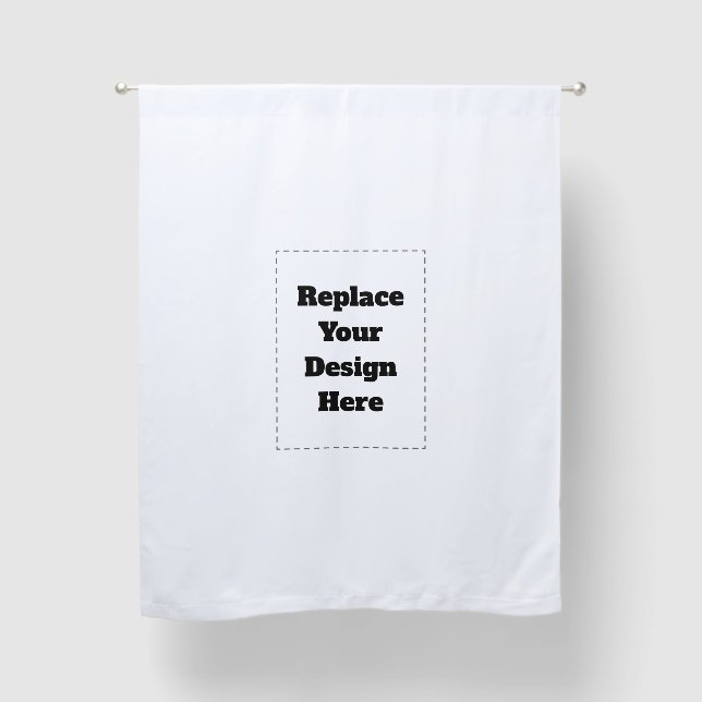 Create Your Own white  Blackout Curtains (Front)