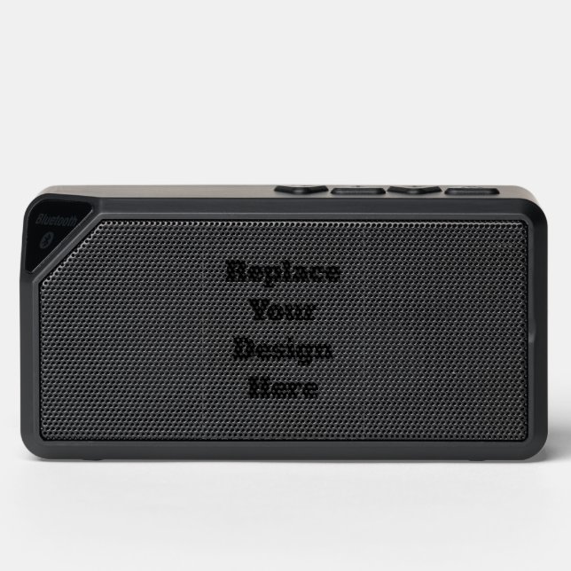 Create Your Own white  Bluetooth Speaker (Front)