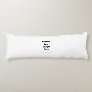 Create Your Own white  Body Pillow
