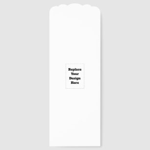 Create Your Own white  Bookmarks