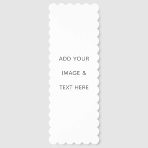 Create Your Own white  Bookmarks