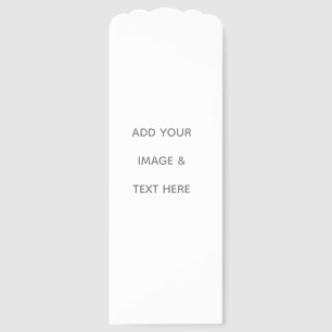 Create Your Own white  Bookmarks