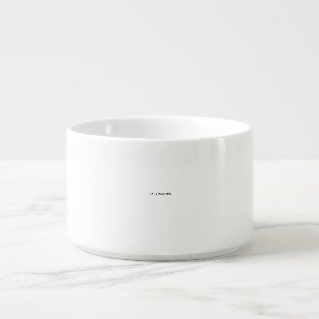 Create Your Own white Bowl (Center)