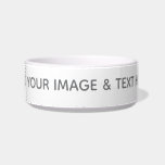 Create Your Own white  Bowl<br><div class="desc">This design is minimalist style which can be easily updated with your photo and text. If you need any help please contact me using the massage button below and I will be happy to help.</div>
