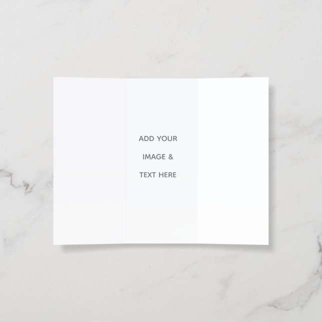 Create Your Own white  Brochure (Inside)