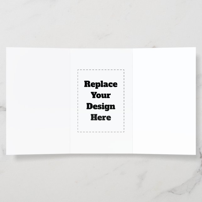 Create Your Own white  Brochure (Inside)