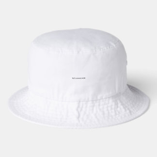 Create Your Own white Bucket Hat