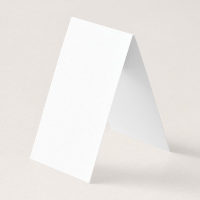 Create Your Own White  Business Card (Back)