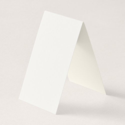 Create Your Own White Business Card
