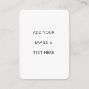 Create Your Own white  Business Card
