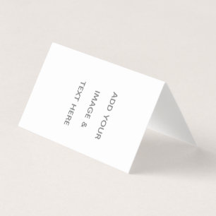 Create Your Own white  Business Card