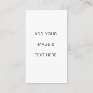 Create Your Own white Business Card