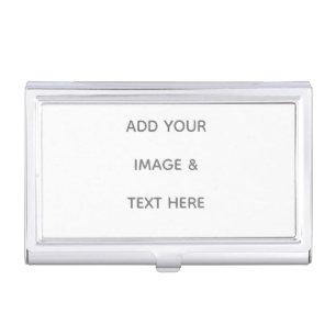Create Your Own white  Business Card Case