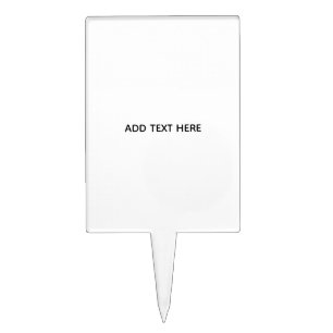 Create Your Own White  Cake Topper