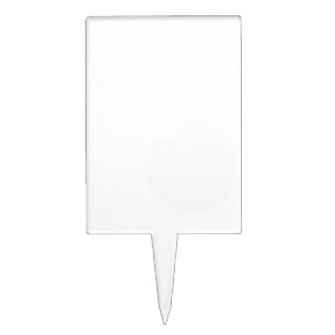 Create Your Own white Cake Topper