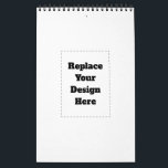 Create Your Own white  Calendar<br><div class="desc">This design is minimalist style which can be easily updated with your photo and text. If you need any help please contact me using the massage button below and I will be happy to help.</div>