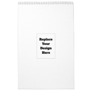 Create Your Own white  Calendar