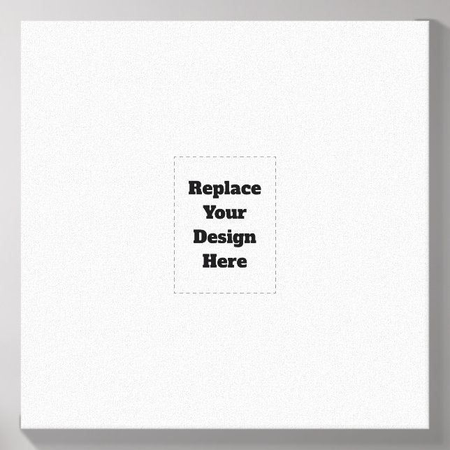 Create Your Own white  Canvas Photo Tile (Front Set)