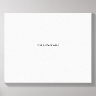 Create Your Own white Canvas Photo Tile