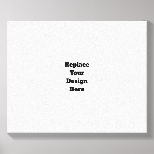 Create Your Own white  Canvas Photo Tile (Front Set)