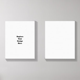 Create Your Own white  Canvas Photo Tile