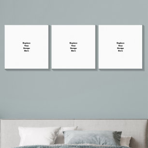 Create Your Own white  Canvas Photo Tile