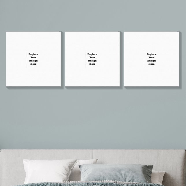 Create Your Own white  Canvas Photo Tile (Bedroom)