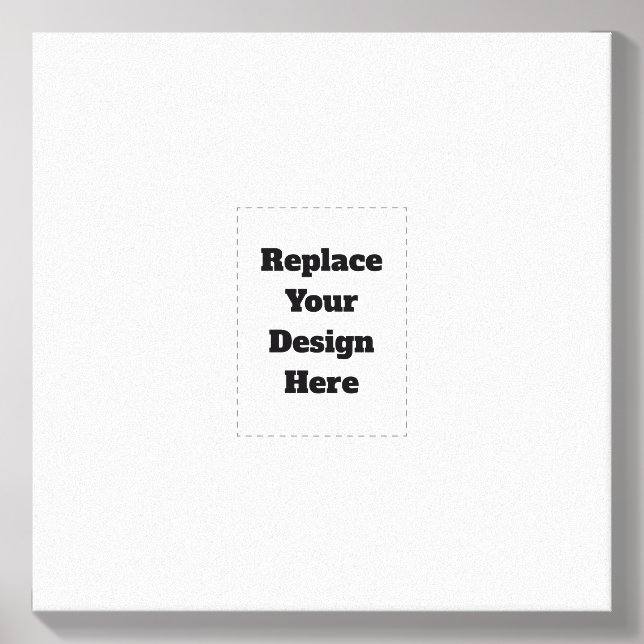 Create Your Own white  Canvas Photo Tile (Front Set)