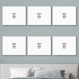 Create Your Own white  Canvas Photo Tile