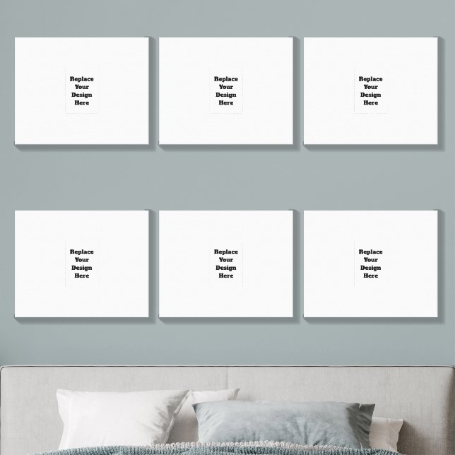 Create Your Own white  Canvas Photo Tile (Bedroom)