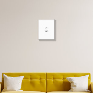Create Your Own white Canvas Photo Tile
