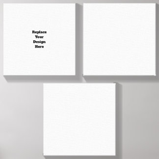 Create Your Own white Canvas Photo Tile