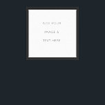 Create Your Own white  Canvas Print<br><div class="desc">This design is minimalist style which can be easily updated with your photo and text. If you need any help please contact me using the massage button below and I will be happy to help.</div>