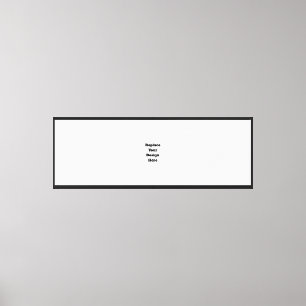 Create Your Own white  Canvas Print