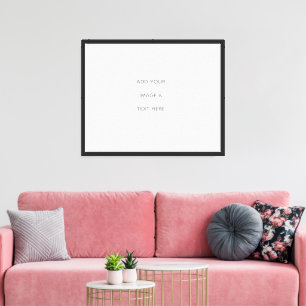 Create Your Own white  Canvas Print