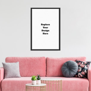 Create Your Own white Canvas Print