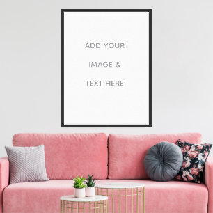 Create Your Own white  Canvas Print