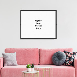 Create Your Own white Canvas Print