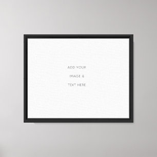 Create Your Own white  Canvas Print