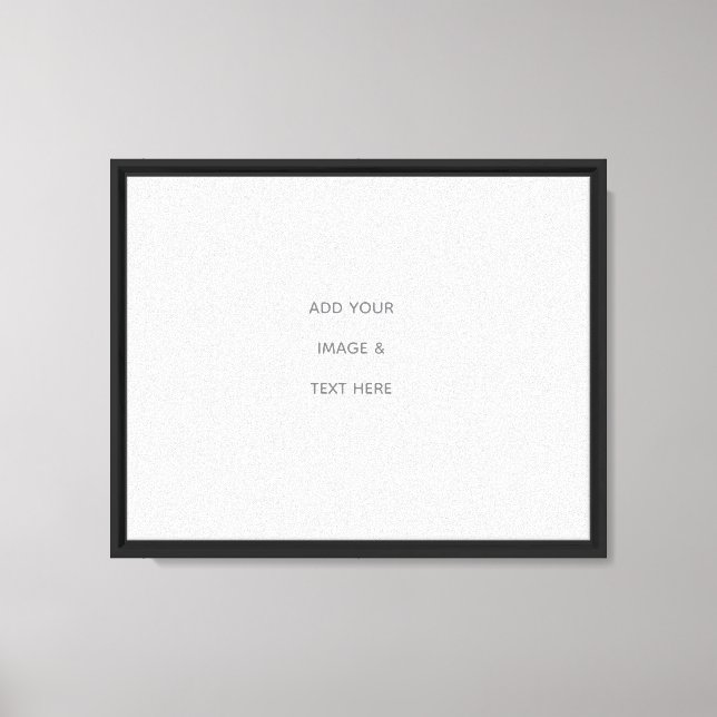 Create Your Own white  Canvas Print (Front)