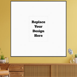 Create Your Own white  Canvas Print