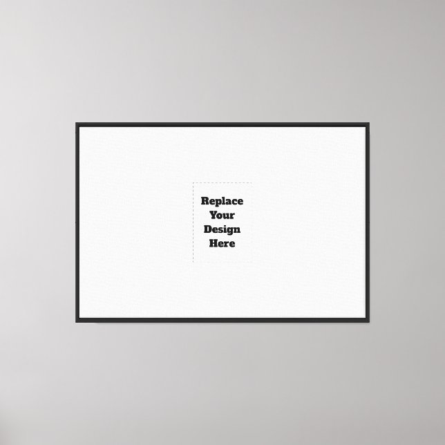 Create Your Own white  Canvas Print (Front)