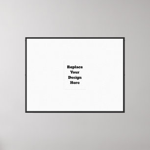 Create Your Own white Canvas Print