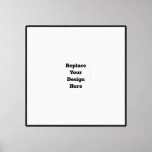 Create Your Own white Canvas Print