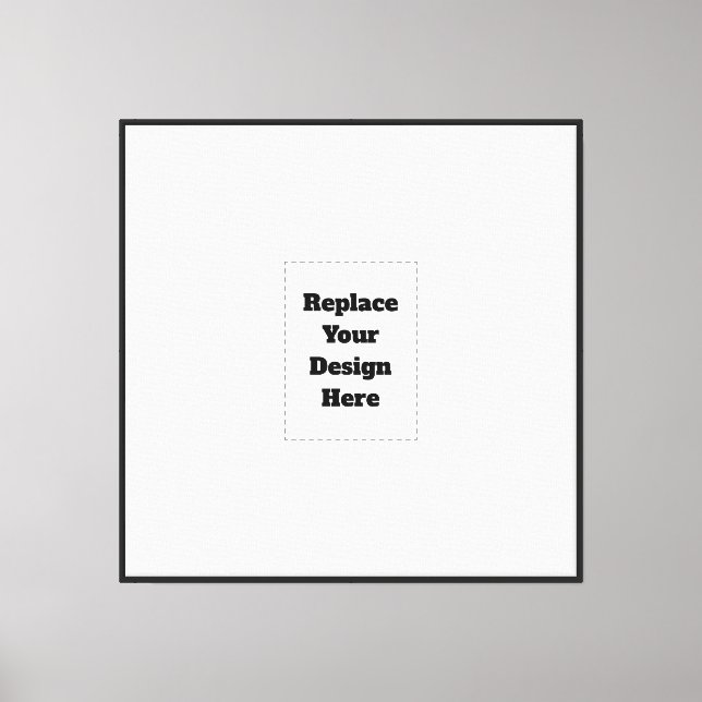 Create Your Own white  Canvas Print (Front)